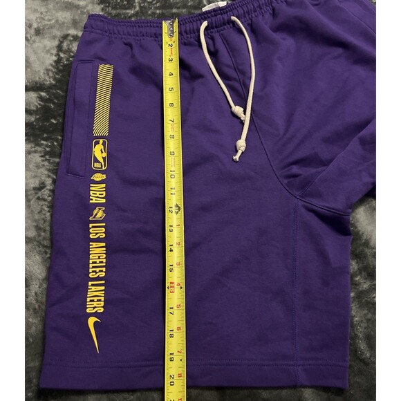 LARGE Los Angeles Lakers Standard Issue Courtside Men's Nike Dri-FIT NBA Shorts - Picture 8 of 9